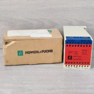 PEPPERL + FUCHS WE77/EX-2 P/N 01543 SWITCH AMPLIFIER 230VAC- NEW WITH FILTHY BOX