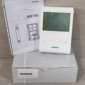 SIEMENS RDE100.1 PROGRAMMABLE ROOM THERMOSTAT - NEW WITH FILTHY BOX