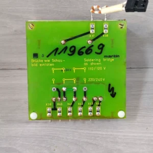 USED GEBR. MARTIN NACH VDE 0550 TYPE;80+80B 140VA 50/60Hz POWER SUPPLY