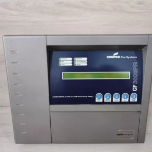 USED COOPER FIRE SYSTEMS CF300PRG ADDRESSABLE FIRE ALARM REPEATER PANEL