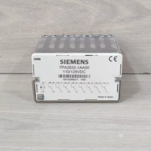 USED SIEMENS 7PA2632-1AA00 POWER RELAY 110/125VDC - W/O ANY ACCS.