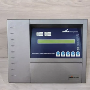 USED COOPER FIRE SYSTEMS CF300PRGNC ADDRESSABLE FIRE ALARM REPEATER PANEL