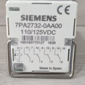 USED SIEMENS 7PA2732-0AA00 POWER RELAY WITH 16PINS 110/125VDC - W/O ANY ACCS.