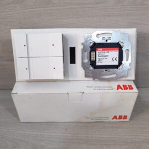 ABB 6126/01-84-500 i-bus KNX Control element 2gang w. BAU 2CDG 006 116 R0174 / NEW - OPEN BOX
