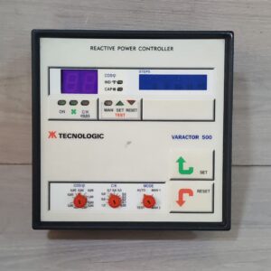 USED TECNOLOGIC VARACTOR 500 / 500/7 REACTIVE POWER CONTROLLER 220V-240V -W/O ACCS.