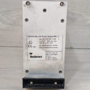 USED WEATHERFORD INTRINSICALLY SAFE POWER SUPPLY IPS 1.2 - W/O ANY ACCS.