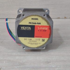 USED VEXTA ORIENTAL PK566-NA 5-PHASE 0.72/STEP STEPPING MOTOR DC 1.4A - W/O ANY ACCS.