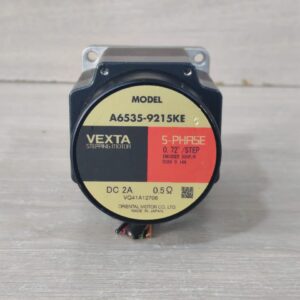 USED VEXTA ORIENTAL A6535-9215KE 5-PHASE 0.72/STEP ENCODER STEPPING MOTOR DC 2A