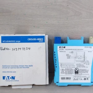 Eaton MTL5521 Loop Powered Solenoid/Alarm Driver / NEW OPEN BOX