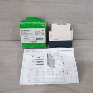 Schneider Electric RE7 YA12BU Star-Delta Timer Relay / NEW - OPEN BOX