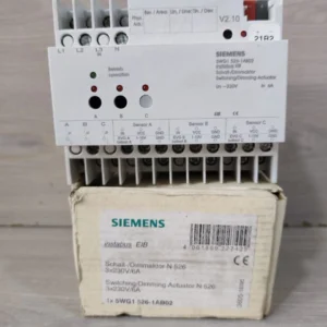 Siemens 5WG1 526-1AB02 Switch Dimming Actuator N526 3x 230V 6A / NEW - OPEN BOX