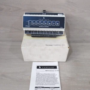 VANTAGE CONTROLS STR8RW201 DIN 8 CHANNEL 10AMP RELAY STATION - NEW W/ FILTHY BOX