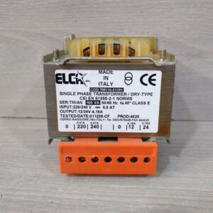 USED ELCA TM110-01291 SINGLE PHASE TRANSFORMER 100 VA CLASS E