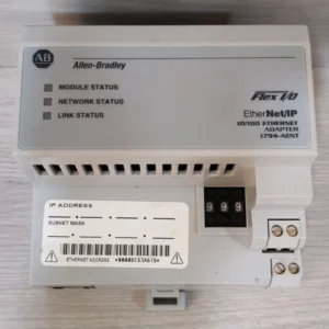USED Allen-Bradley 1794-AENT Ser B EtherNet/IP 10/100 Ethernet Adapter PN-58810 24VDC