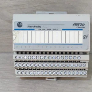 USED Lot 2 Pcs Allen-Bradley 1794-IB16 Ser A. Input Module W/ 1794-TB3 Ser A Base