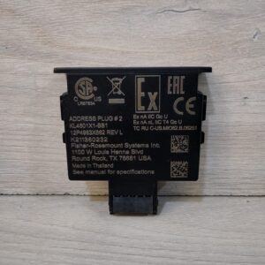 FISHER ROSEMOUNT KL4501X1-BB1 ADDRESS Plug No.2 12P4983X662 REV. L / NEW OPEN BOX