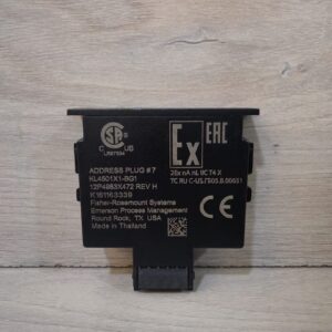FISHER ROSEMOUNT KL4501X1-BG1 ADDRESS Plug No.7 12P4983X472 REV. H / NEW WITHOUT BOX