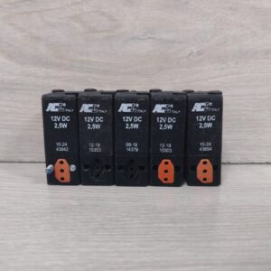 USED 1 LOT 5PCS ACL 2/518056 0-8 BAR DN 1,2 SOLENOID VALVE COIL 12V DC 2,5W
