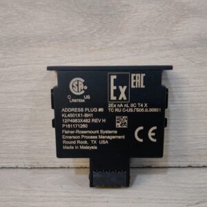 FISHER ROSEMOUNT KL4501X1-BH1 ADDRESS Plug No.8 12P4983X482 REV. H / NEW - OPEN BOX