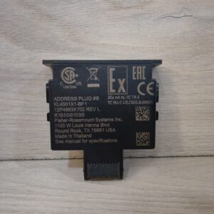 FISHER ROSEMOUNT KL4501X1-BF1 ADDRESS Plug No.6 12P4983X702 REV. L / NEW WITHOUT BOX