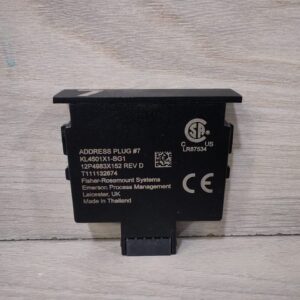 FISHER ROSEMOUNT KL4501X1-BG1 ADDRESS Plug No.7 12P4983X152 REV. D / NEW WITHOUT BOX