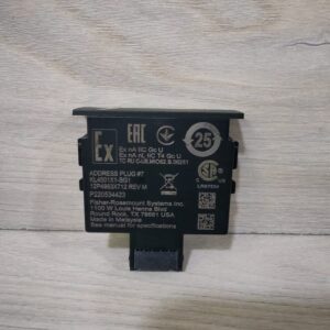 FISHER ROSEMOUNT KL4501X1-BG1 ADDRESS Plug No.7 12P4983X712 REV. M / NEW WITHOUT BOX