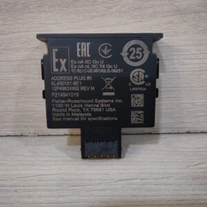 FISHER ROSEMOUNT KL4501X1-BE1 ADDRESS Plug No.5 12P4983X692 REV. M / NEW WITHOUT BOX