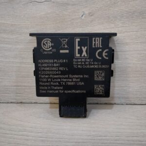 FISHER ROSEMOUNT KL4501X1-BA1 ADDRESS Plug No.1 12P4983X652 REV. L / NEW WITHOUT BOX