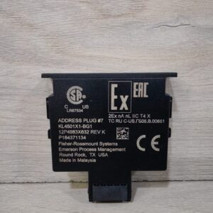 FISHER ROSEMOUNT KL4501X1-BG1 ADDRESS Plug No.7 12P4983X632 REV. K / NEW WITHOUT BOX