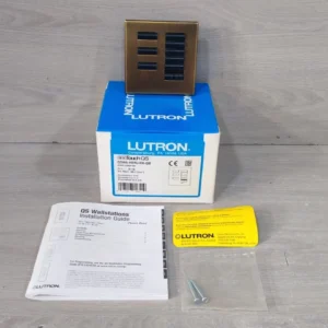 LUTRON SEETOUCH QS QSWE-8BRLIRN-QB/QSWE-GENIR-M2 8-WALL STATION BUTTONS 24V / NEW - OPEN BOX