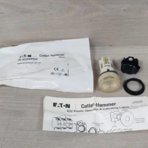 Lot 2 Pcs Eaton Cutler-Hammer E22HVP5X4 White Monoblock Indicating Light Unit / NEW