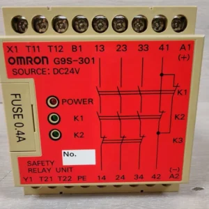 USED Omron G9S-301 DC24V Safety Relay Unit 240VAC