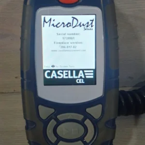 USED CASELLA CEL-712 F/W VER. 206-017-02 MICRODUST SERIES PRO TESTER-INCOMPLETE ACCS.