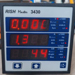 USED Rish Master 3430 Multi-Function Meter 300V with RS485 + two pulse output