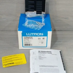 LUTRON SEETOUCH QS QSWE-8BRLIRN-BC / QSWE-GENIR-M1 8-WALL STATION BUTTONS 24V / NEW - OPEN BOX