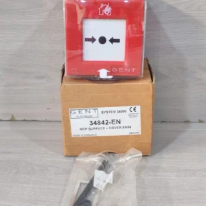 GENT BY HONEYWELL 34842-EN MCP SURFACE + COVER EN54 - NEW W/ FILTHY BOX