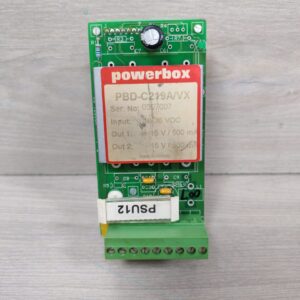 USED PHOENIX CONTACT PBD-C219A/VX POWERBOX 18-36 VDC M00006-02 / M00005-02