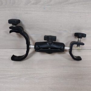 USED TOPCON BRACKET METAL POLE MOUNT ATTACHMENT CLAMP HOLDER P/N: 60290