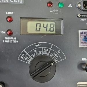 USED CHAUVIN ARNOUX CA10 MICROHMMETER 230V 20VA- TRIED & TESTED