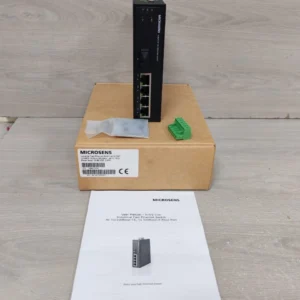 MICROSENS MS657104X INDUSTRIAL FAST ETHERNET SWITCH 4X10/100T 1X100FX 12-58VDC / NEW OPEN BOX