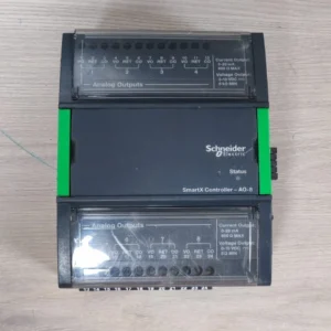 USED Schneider Electric AO-8 SmartX Controller SXWAO8XXX10001 w/ TB-I/O-W1 Base