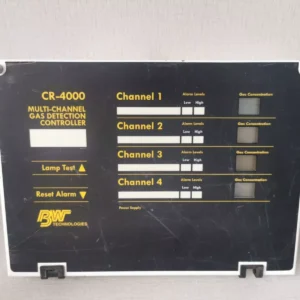 Used BW Technologies CR-4000-4 Independent 4 Channel Controller-broken lock