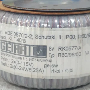 USED Getra RK0577/A Toroidal Transformer R60/96/50 300Va