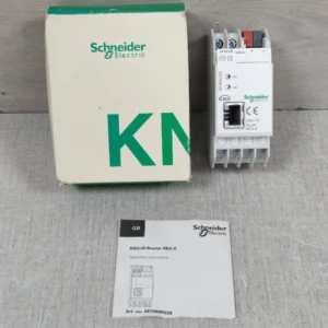 SCHNEIDER ELECTRIC MTN680329 KNX/IP ROUER REG-K LIGHT GREY 24V-NEW W/ FILTHY BOX