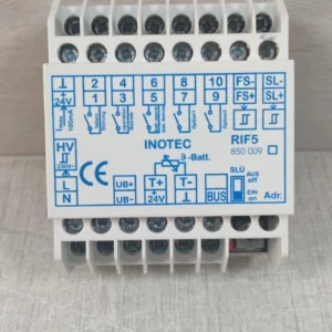 USED INOTEC RIF5 850009 EMERGENCY LIGHTINNG MONITOR 230V- W/O ANY ACCS.