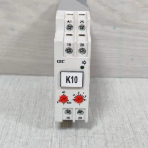 USED GIC 23GDT0 ELECTRONIC TIMER SERIES MICON TRUE OFF DELAY 24-240VAC - W/O ACCS.