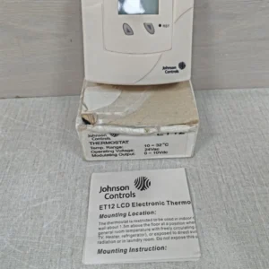 Johnson Controls ET12 Thermostat 24Vac / NEW OPEN BOX