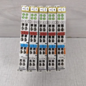 USED LOT 5PCS BECKHOFF KL1104 4X DIGITAL INPUT 24VDC