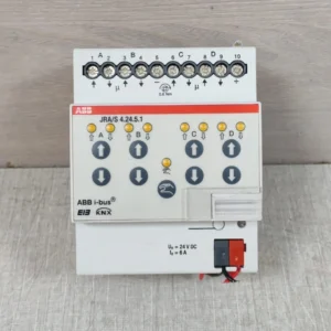 USED ABB JRA/S4.24.5.1 2CDG110128R0011 ROLLER SHUTTER ACTUATOR 4-FACH 24V