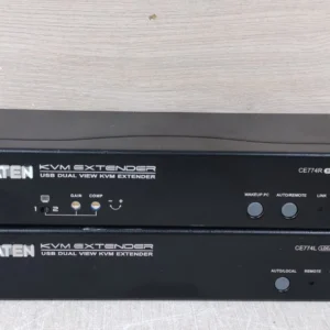 ATEN CE774 USB Dual View KVM Extender (CE774R & CE774L)- without accessories / SELLER REFURBISHED
